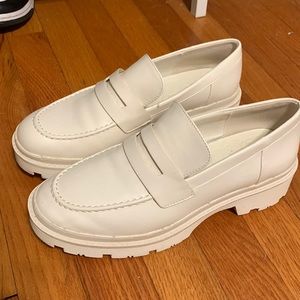 Zara white loafer